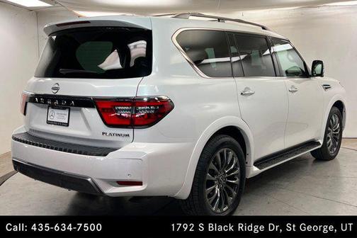 Aspen White Tricoat 2023 Nissan Armada Platinum 4WD