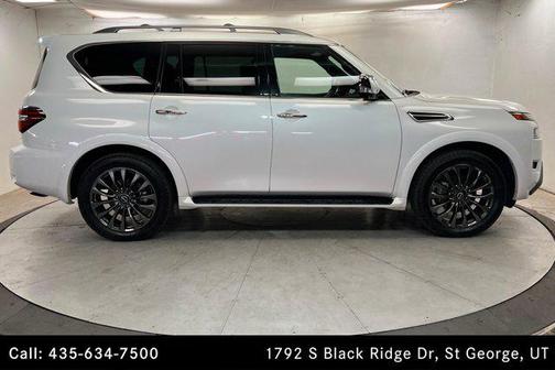 Aspen White Tricoat 2023 Nissan Armada Platinum 4WD