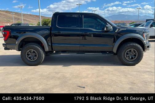 Agate Black Metallic 2022 Ford F-150 Raptor