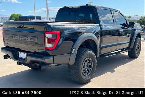Agate Black Metallic 2022 Ford F-150 Raptor