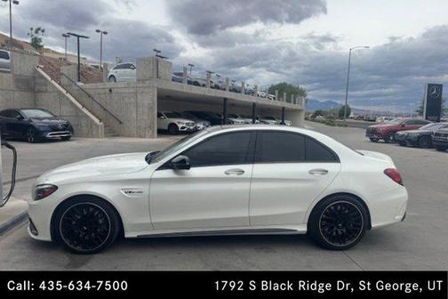 White 2021 Mercedes-Benz AMG C 63 AMG C 63