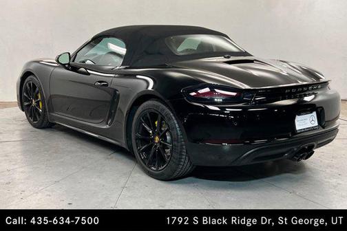 Black 2017 Porsche 718 Boxster Roadster