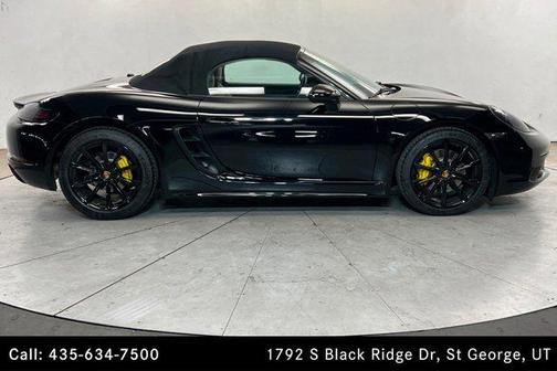 Black 2017 Porsche 718 Boxster Roadster