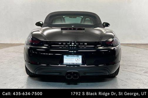 Black 2017 Porsche 718 Boxster Roadster