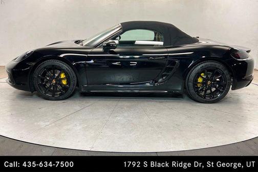 Black 2017 Porsche 718 Boxster Roadster