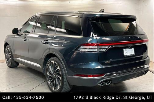 Flight Blue Metallic Clearcoat 2024 Lincoln Aviator Reserve AWD