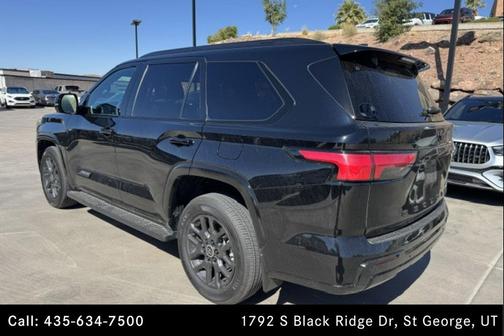 Midnight Black Metallic 2024 Toyota Sequoia Platinum