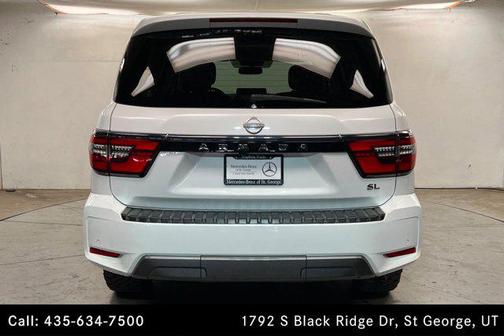 Aspen White TriCoat Pearl 2022 Nissan Armada SL 4WD