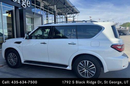 Aspen White TriCoat Pearl 2022 Nissan Armada SL 4WD