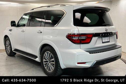 Aspen White TriCoat Pearl 2022 Nissan Armada SL 4WD