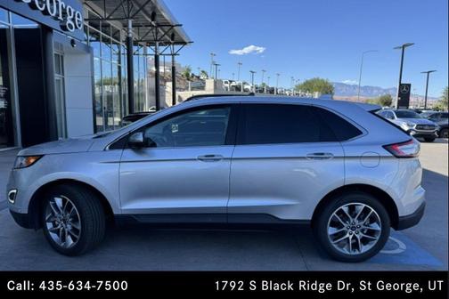 Ingot Silver Metallic 2017 Ford Edge Titanium