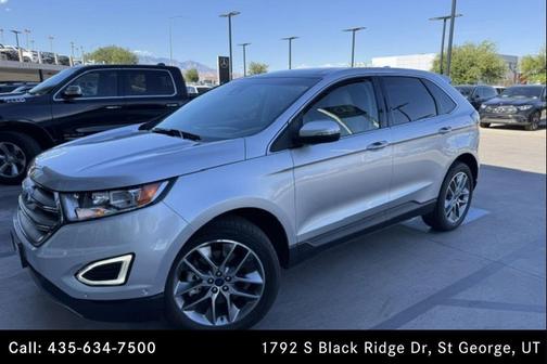 Ingot Silver Metallic 2017 Ford Edge Titanium