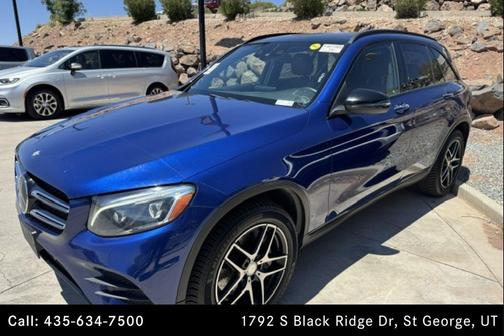 Brilliant Blue Metallic 2017 Mercedes-Benz GLC 300 4MATIC