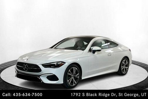 Polar White 2026 Mercedes-Benz CLE 300 4MATIC Coupe