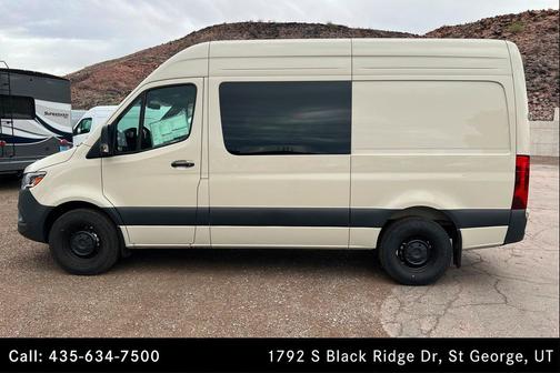 Pebble Grey 2025 Mercedes-Benz Sprinter 2500 High Roof