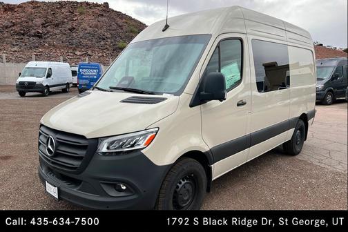 Pebble Grey 2025 Mercedes-Benz Sprinter 2500 High Roof