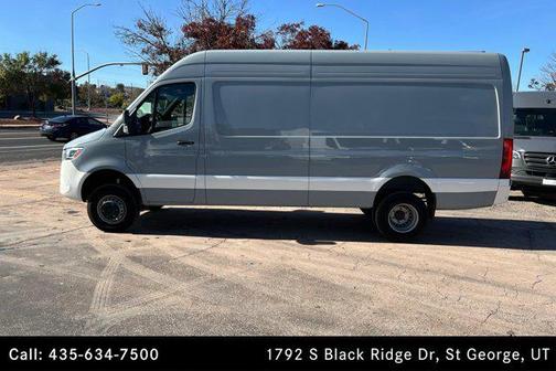 Silver Grey 2025 Mercedes-Benz Sprinter 3500XD High Roof