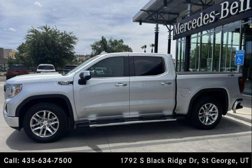 Quicksilver Metallic 2021 GMC Sierra 1500 SLT