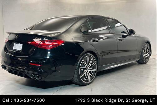 Black 2023 Mercedes-Benz AMG C 43 4MATIC