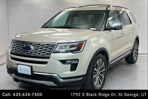 Platinum Dune Metallic Tri-Coat 2018 Ford Explorer Platinum