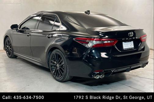 Midnight Black Metallic 2022 Toyota Camry XSE
