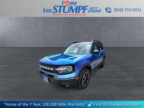 VELOCITY BLUE METALLIC 2025 Ford Bronco Sport OUTER BANKS