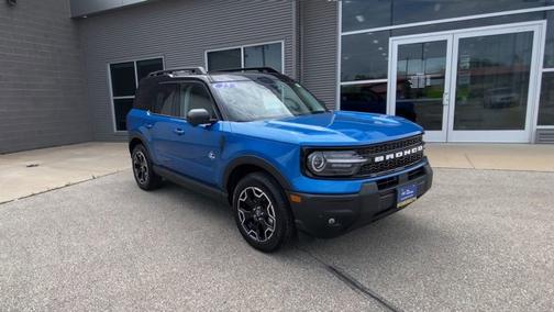 VELOCITY BLUE METALLIC 2025 Ford Bronco Sport OUTER BANKS