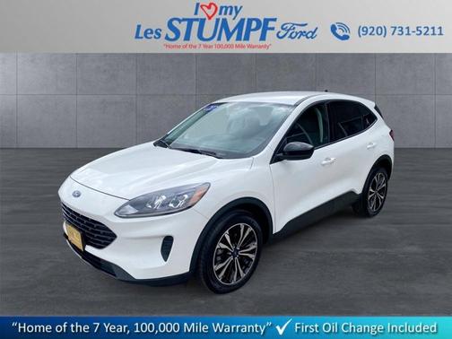 STAR WHITE METALLIC TRI-COA 2021 Ford Escape SE