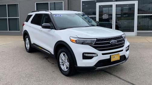 OXFORD WHITE 2024 Ford Explorer XLT