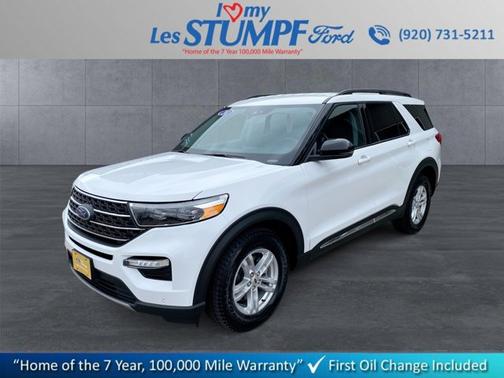 OXFORD WHITE 2024 Ford Explorer XLT