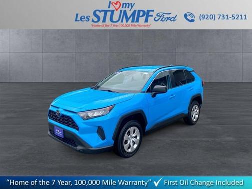 Blue 2020 Toyota RAV4 LE
