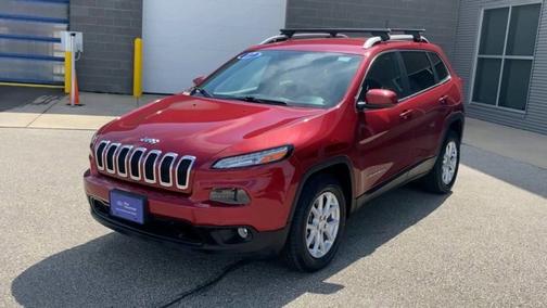 Red 2017 Jeep Cherokee LATITUDE