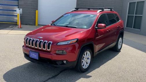 Red 2017 Jeep Cherokee LATITUDE