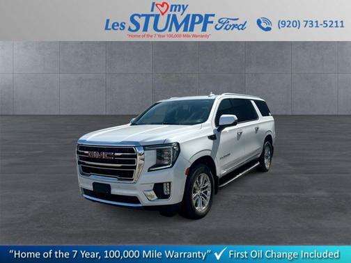 White 2022 GMC Yukon XL SLT