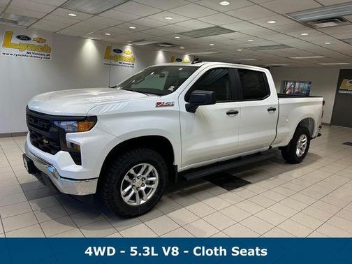 Summit White 2026 Chevrolet Silverado 1500 WT