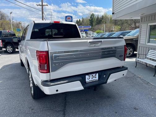 White Platinum Metallic Tri-Coat 2016 Ford F-150 Limited