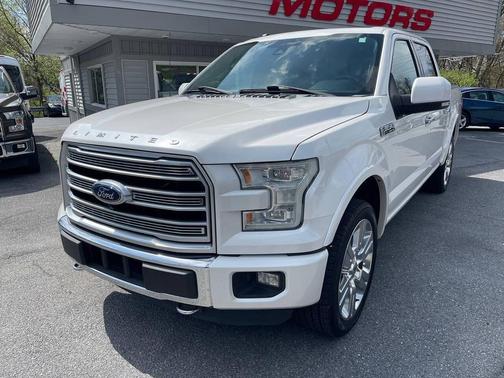 White Platinum Metallic Tri-Coat 2016 Ford F-150 Limited