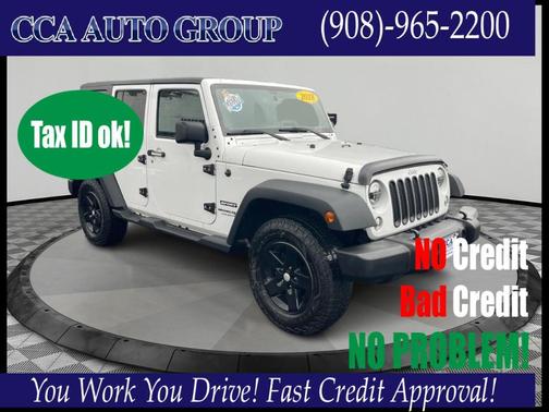 White 2018 Jeep Wrangler JK Unlimited Sport SUV