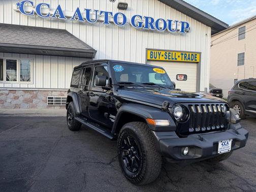 Black 2018 Jeep Wrangler Unlimited Sport S