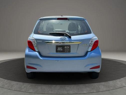 Blue 2014 Toyota Yaris LE
