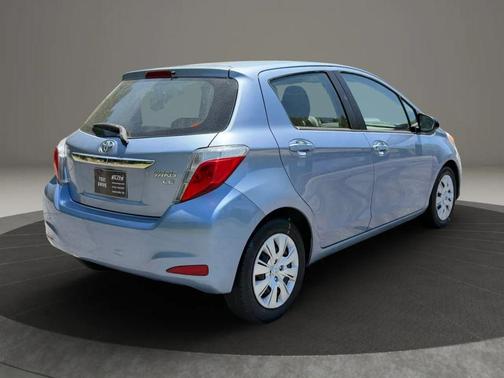 Blue 2014 Toyota Yaris LE
