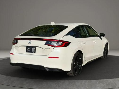 Platinum White Pearl 2023 Honda Civic Sport