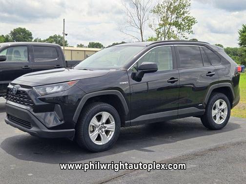 Midnight Black Metallic 2021 Toyota RAV4 Hybrid SE