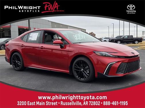 Supersonic Red 2026 Toyota Camry SE Sedan