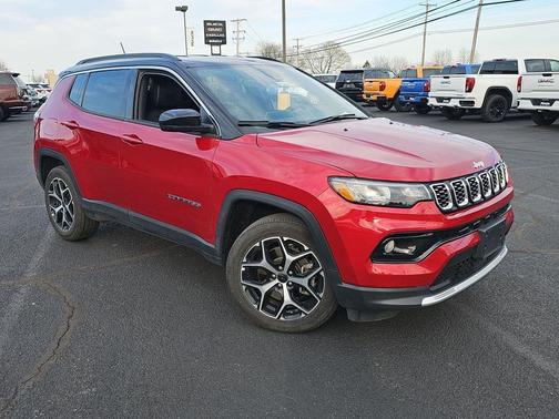 Red Hot Pearlcoat 2025 Jeep Compass Limited
