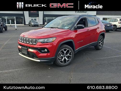 Red Hot Pearlcoat 2025 Jeep Compass Limited
