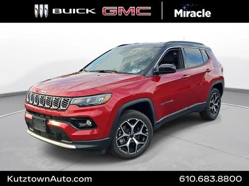 Red Hot Pearlcoat 2025 Jeep Compass Limited