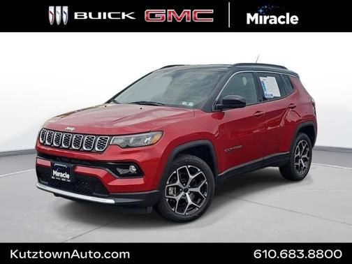 Red Hot Pearlcoat 2025 Jeep Compass Limited