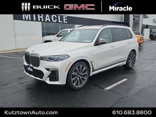 White 2020 BMW X7 M50i