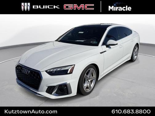 Ibis White 2021 Audi A5 Sportback 45 S Line Premium Plus